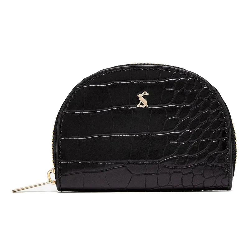 Joules Harwell Half Moon Coin Purse - Black